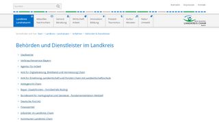 
                            9. Behörden & Dienstleister | Landkreis Cham - Bibliothek