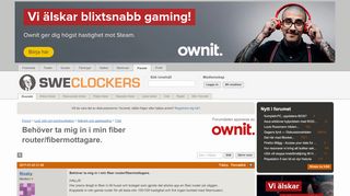 
                            3. Behöver ta mig in i min fiber router/fibermottagare. - Nätverk och ...