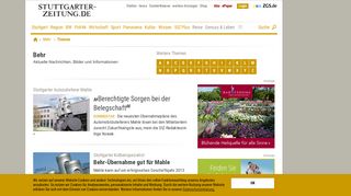 
                            11. Behr - aktuelle Themen, Nachrichten & Bilder - Stuttgarter Zeitung