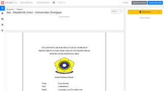 
                            8. bei - Akademik Unsri - Universitas Sriwijaya - studylib.net