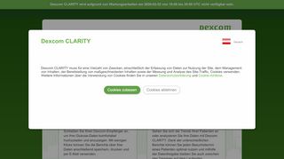 
                            4. bei Dexcom CLARITY ® , Ihrer Diabetes-Management-Anwendung.