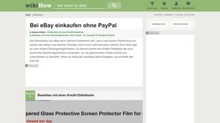 
                            6. Bei eBay einkaufen ohne PayPal – wikiHow