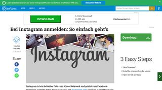 
                            11. Bei Instagram anmelden: So einfach geht's - Softonic