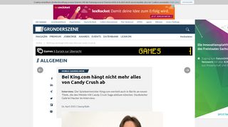 
                            5. Bei King.com hängt nicht mehr alles von Candy Crush ab ...