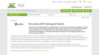 
                            5. Bei Lanista trifft Training auf Technik - IST-Studieninstitut