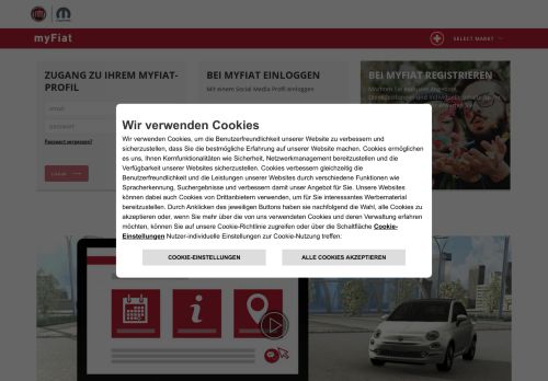 
                            1. BEI myFiat EINLOGGEN - Owner