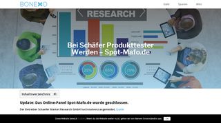 
                            1. Bei Schäfer Produkttester werden - Spot-Mafo.de - Marktforschung ...