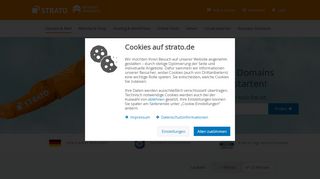 
                            3. Bei STRATO sichern Sie sich Ihre neue Wunsch-Domain - Strato AG