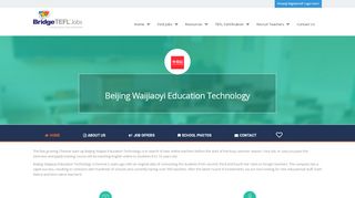 
                            7. Beijing Waijiaoyi Education Technology | TEFL Jobs Board
