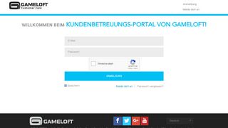 
                            3. beim Kundenbetreuungs-Portal von Gameloft! - Customer Care