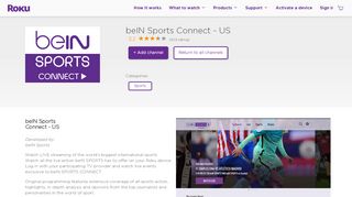 
                            13. beIN Sports Connect - Roku