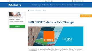 
                            10. BeIN SPORTS dans la TV d'Orange - Selectra
