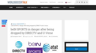 
                            12. beIN SPORTS in danger after being dropped by DIRECTV and U ...