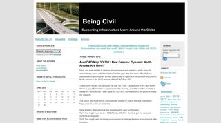 
                            13. Being Civil: AutoCAD Map 3D 2013 New Feature: Dynamic North ...
