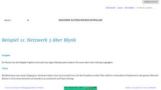 
                            12. Beispiel 11: Netzwerk 3 über Blynk – Senioren nutzen Mikrocontroller