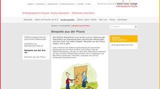 
                            10. Beispiele aus der Praxis - GDA Psyche