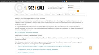 
                            2. Beitrag einreichen | H-Soz-Kult. Kommunikation und ...