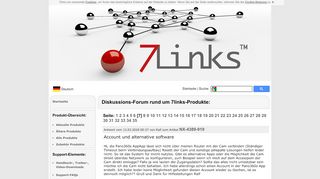 
                            8. Beitrag schreiben - Diskussions-Forum rund um 7links-Produkte