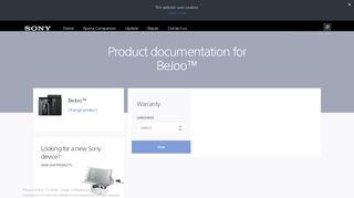 
                            8. BeJoo™ support – Sony Mobile Support official website