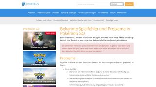 
                            13. Bekannte Spielfehler und Probleme in Pokémon GO - Pokefans