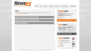 
                            7. Bekijk onze uitgebreide support pagina - NewsXS - Usenet provider