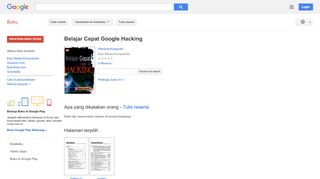 
                            11. Belajar Cepat Google Hacking