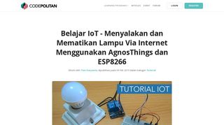 
                            5. Belajar IoT - Menyalakan dan Mematikan Lampu Via Internet ...