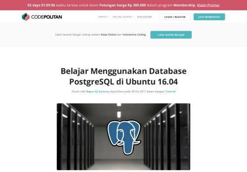 
                            3. Belajar Menggunakan Database PostgreSQL di Ubuntu 16.04 ...