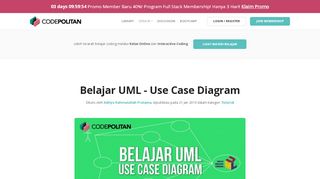 
                            11. Belajar UML - Use Case Diagram - CodePolitan.com