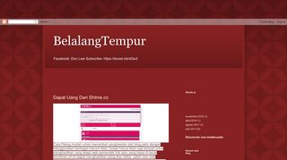 
                            12. BelalangTempur: Dapat Uang Dari Shtme.co