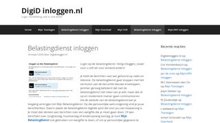
                            10. Belastingdienst inloggen | DigiD inloggen.nl
