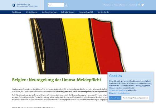 
                            8. Belgien: Neuregelung der Limosa-Meldepflicht - Willkommen bei der ...