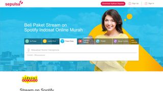 
                            10. Beli Paket Stream on Spotify Indosat Online Murah - Sepulsa