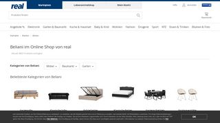 
                            5. Beliani im Online Shop von real