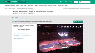 
                            4. Bell Centre - Home of the Montreal Canadiens - Picture of Bell Centre ...