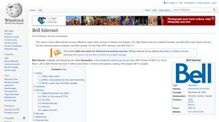 
                            7. Bell Internet - Wikipedia