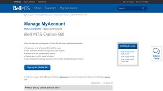 
                            6. Bell MTS Online Bill | MTS