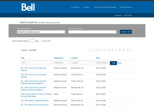 
                            7. Bell Talent Community Login Jobs - Bell Jobs - Careers at Bell