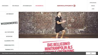 
                            11. bellicon® Minitrampolin, Ergänzung, Lauftraining - Datasport