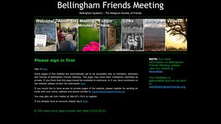 
                            6. Bellingham Friends Meeting » Please sign in first