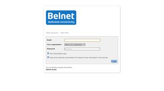 
                            6. Belnet Personal Login Service
