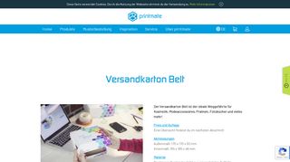 
                            7. Belt Versandkarton individuell bedrucken | printmate