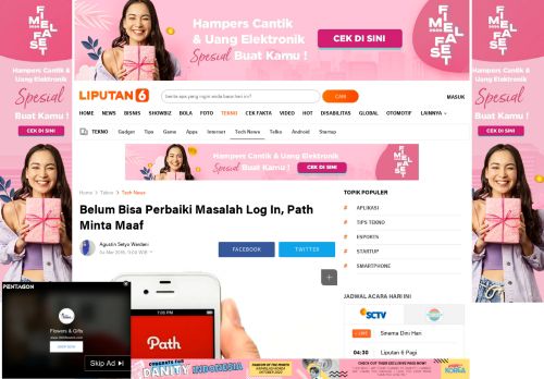 
                            5. Belum Bisa Perbaiki Masalah Log In, Path Minta Maaf - Tekno ...