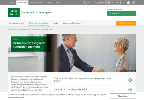 
                            4. BEM stärkt Arbeitgeberprofil | AOK - Service für Unternehmen