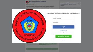 
                            8. BEM Universitas Respati Yogyakarta - Facebook