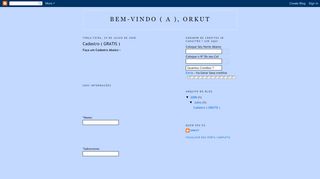 
                            3. Bem-vindo ( a ), Orkut: Cadastro ( GRATIS )