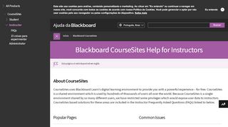 
                            4. Bem-vindo ao CourseSites | Ajuda da Blackboard - Blackboard Help