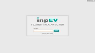 
                            6. Bem-Vindo ao SIC - Área Restrita - inpEV