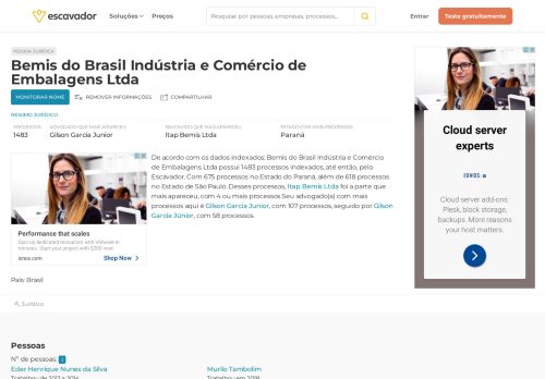 
                            12. Bemis do Brasil Indústria e Comércio de Embalagens Ltda | Escavador