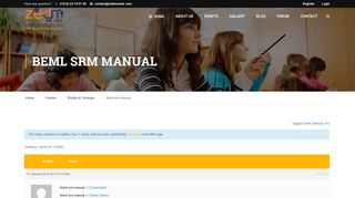 
                            7. Beml srm manual – Blog Zedni Center